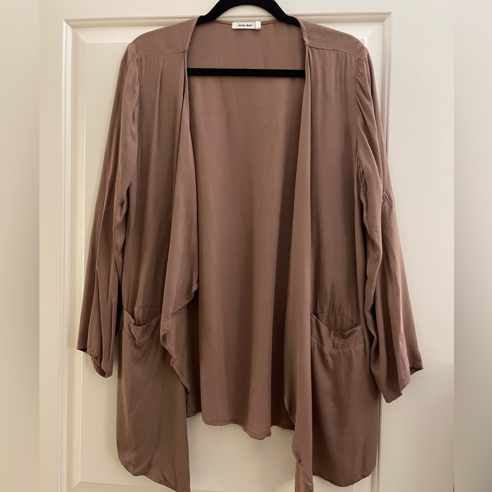 Mod Ref Open Front Cardigan